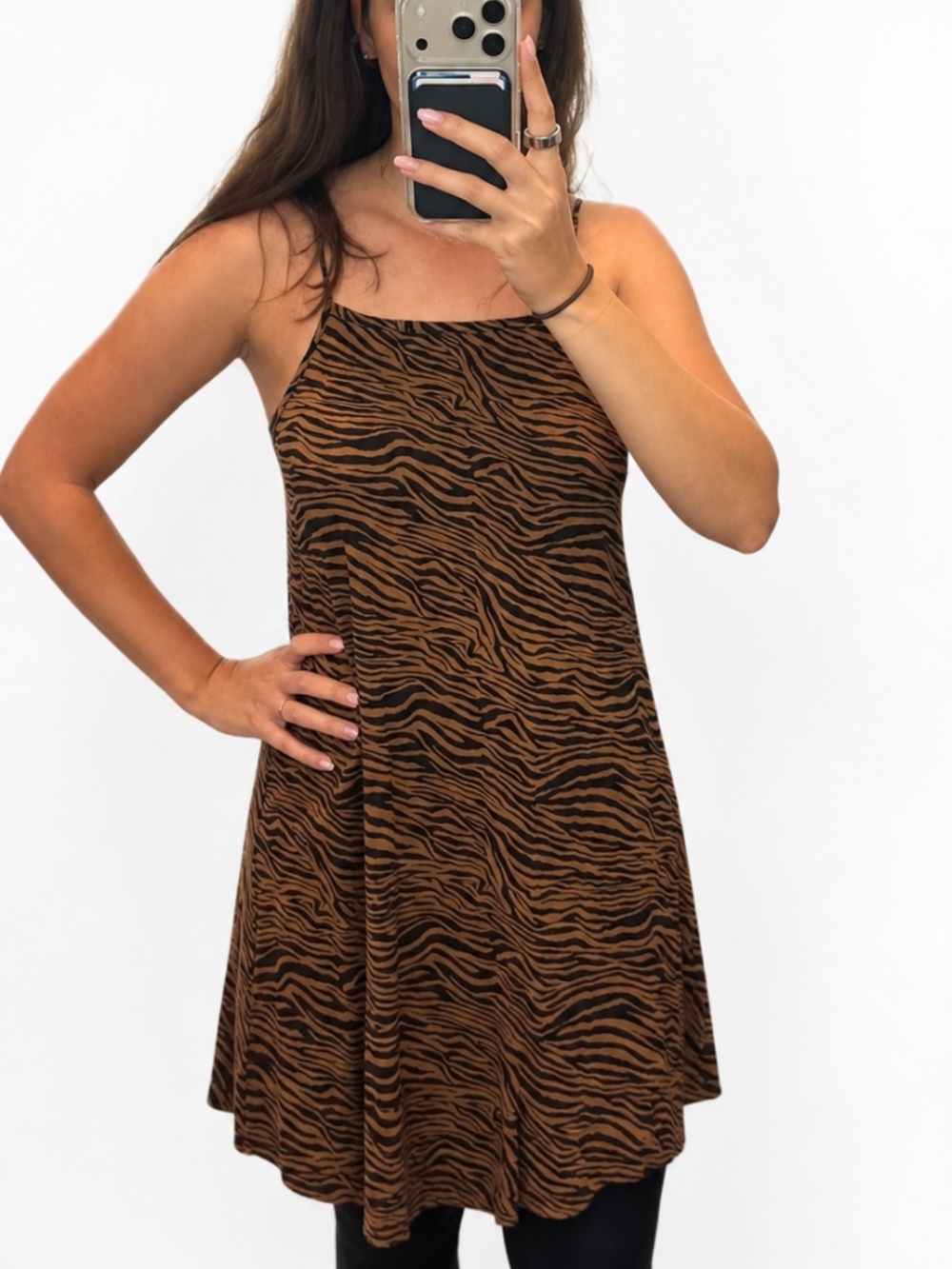 Tiger print dress